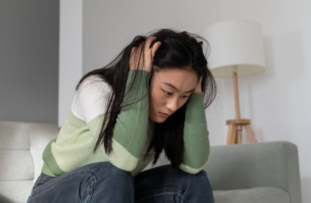 Asian women with depression